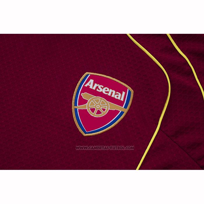 Chandal del Arsenal Manga Corta 2025-2026 Rojo - Pantalon Corto